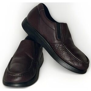 SAS Men's Leather Slip-On Shoes Side Gore Cordovan Size 9.5 M Medium Made in USA